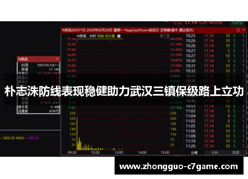 朴志洙防线表现稳健助力武汉三镇保级路上立功